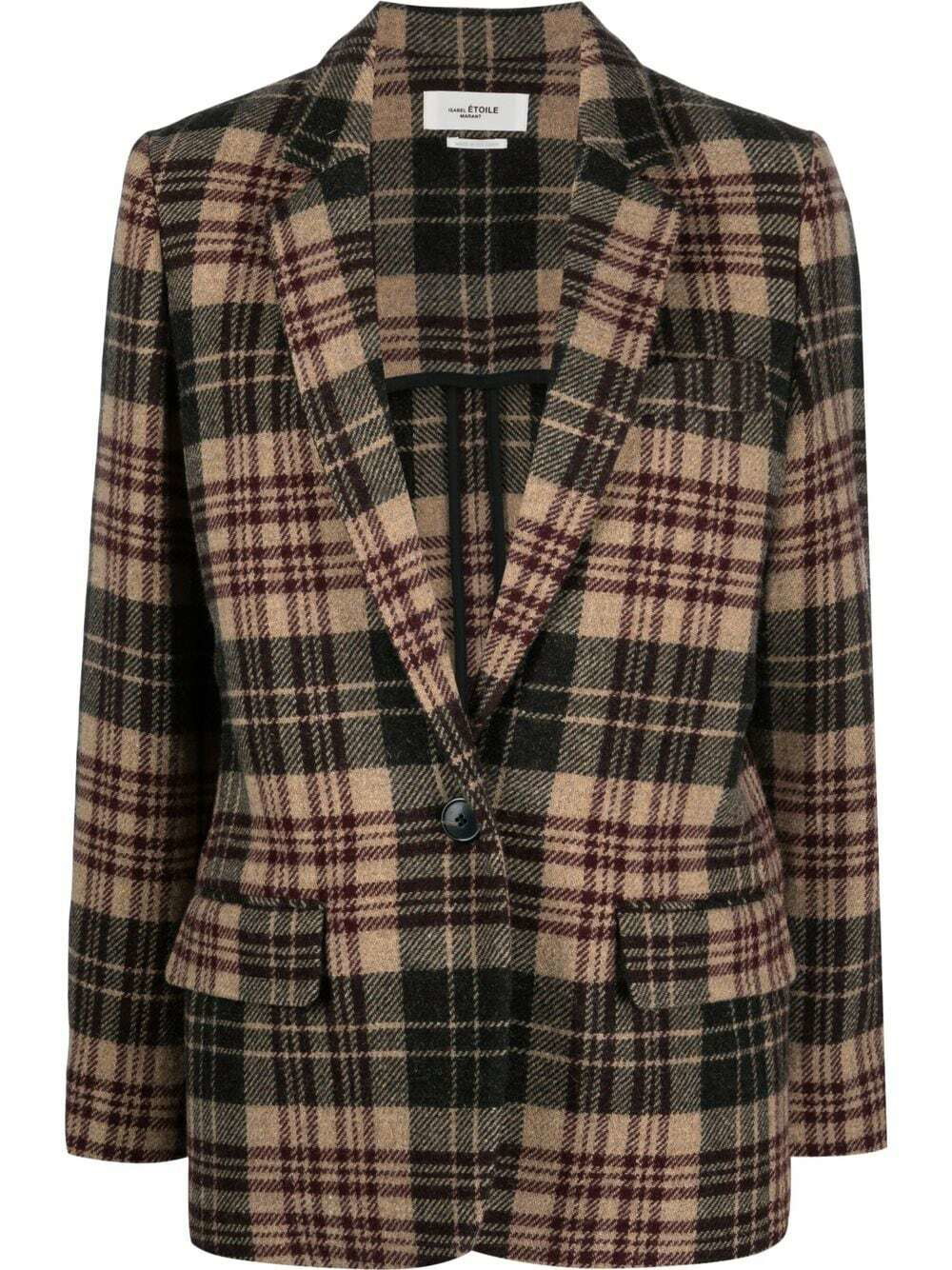 MARANT ETOILE - Charlyne Organic Wool Blazer Jacket Isabel Marant Etoile