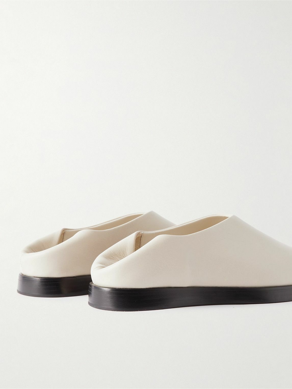 Fear of God - Eternal Collapsible-Heel Leather Loafers - Neutrals