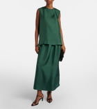 Asceno Trento silk twill tank top
