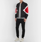 Balmain - Logo-Print Mélange Loopback Cotton-Jersey Sweatshirt - Men - Gray