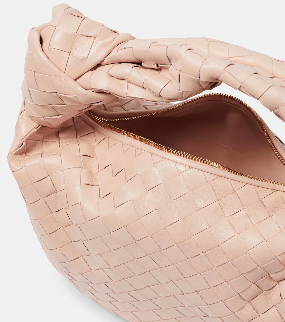 トートバッグ Bottega Veneta teen jodie tote bag BOTTEGA VENETA Small Jodie knotted intrecciato leather tote