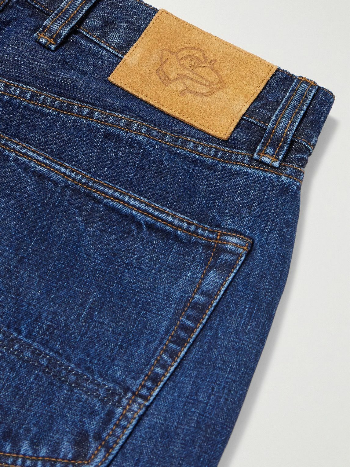 Drake's - HIM Straight-Leg Selvedge Jeans - Blue