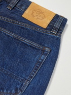 Drake's - HIM Straight-Leg Selvedge Jeans - Blue