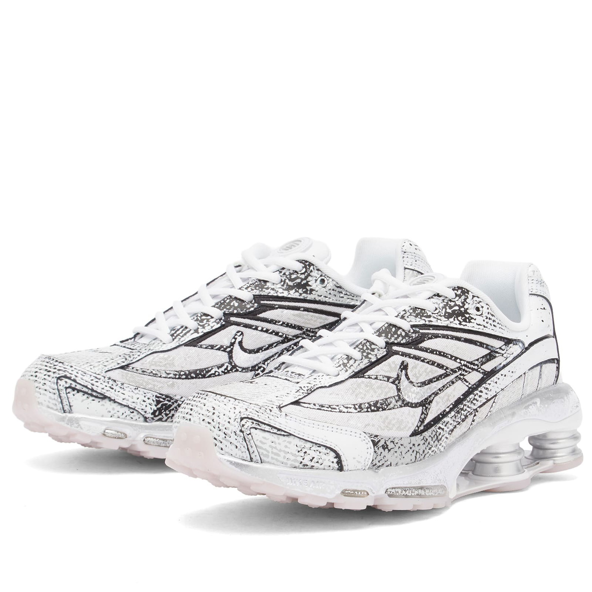 ●Nike● Nike Shox Ride 2 Opp3 Sneaker Nike Shox Ride 2 Opp3 Sneaker in White/Black/Gum Yellow Nike