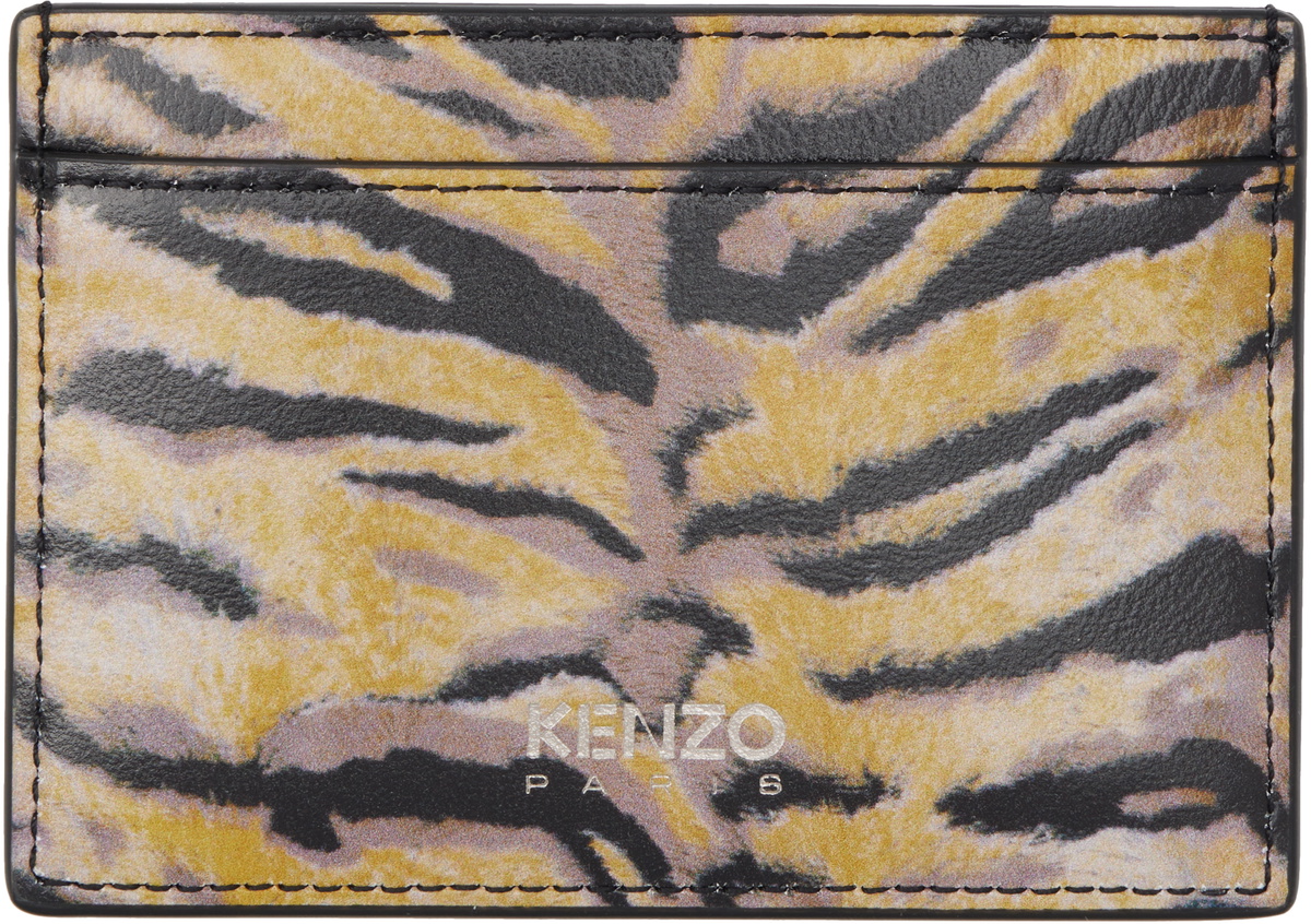 Kenzo Yellow Kenzo Paris 'KENZO Tiger' Card Holder