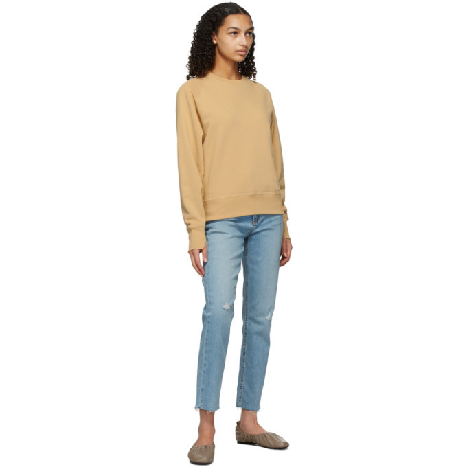 rag and bone Beige Fleece Sweatshirt Rag and Bone