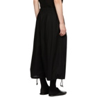 Yohji Yamamoto Black Basic Balloon Trousers