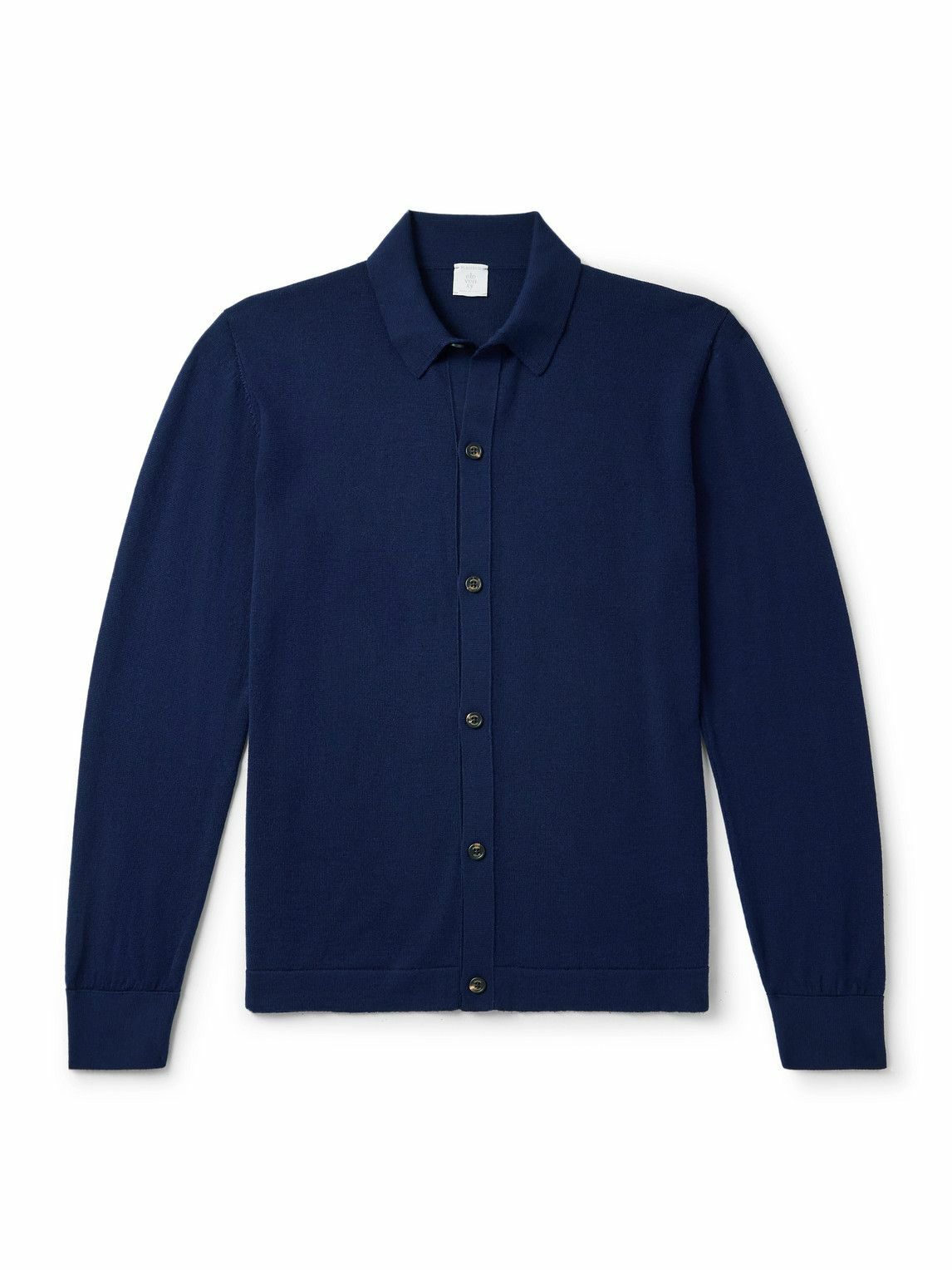 Eleventy - Slim-Fit Wool Cardigan - Blue