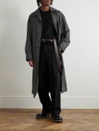 Jil Sander - Straight-Leg Grain de Poudre Wool Trousers - Black