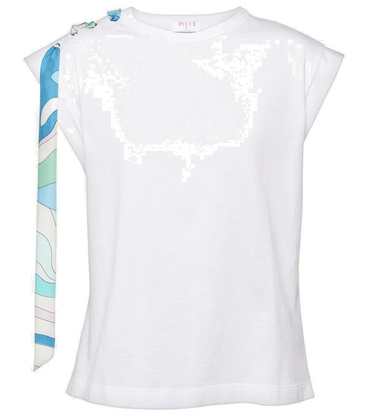 Photo: Pucci Bow-detail cotton T-shirt