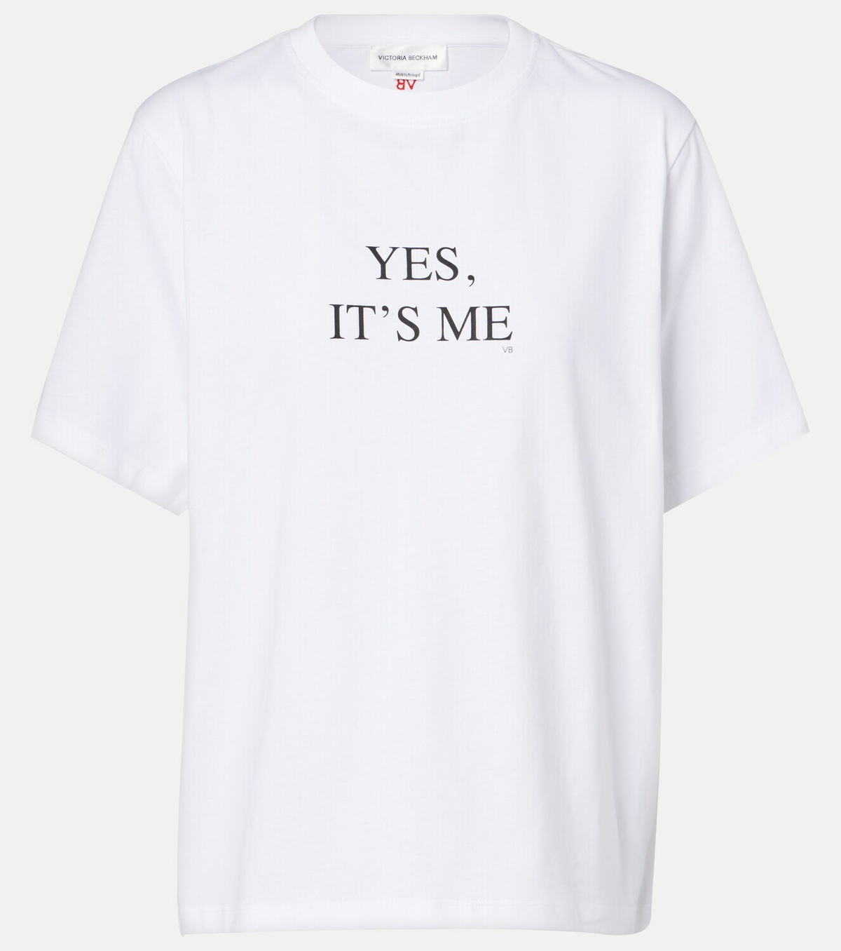 Victoria Beckham Slogan cotton jersey T-shirt