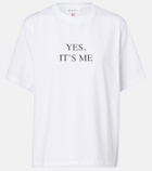 Victoria Beckham Slogan cotton jersey T-shirt