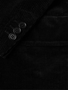 Aspesi - Kuki Garment-Dyed Cotton-Corduroy Blazer - Black