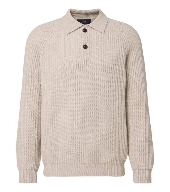 Photo: Arch4 Mr Darius cashmere polo sweater