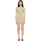 WARDROBE.NYC Taupe Racer Tunic Minidress