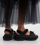 Simone Rocha x Crocs embellished platform sandals