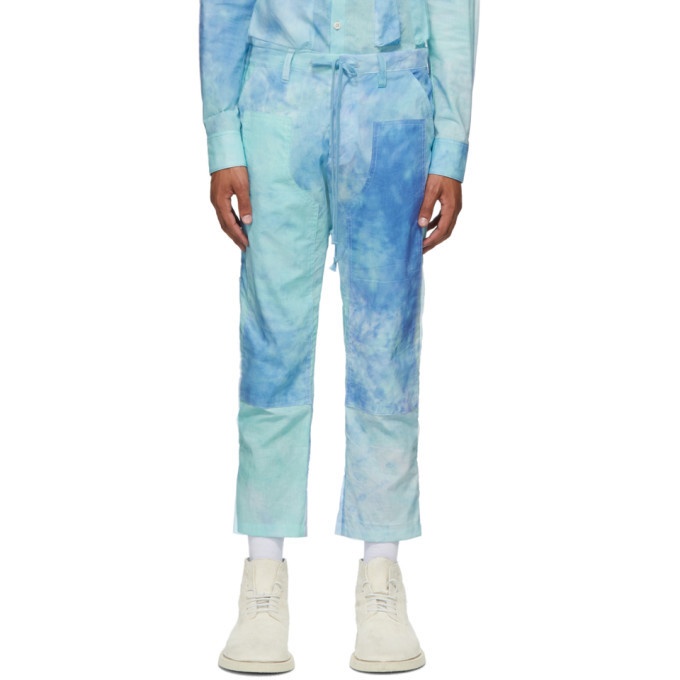 Photo: Stay Made Blue Carpenters Patch Trousers