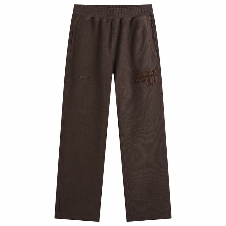 Photo: ANNIE HOOD Men's Inside Out College Straight Joggers in Washed Brown