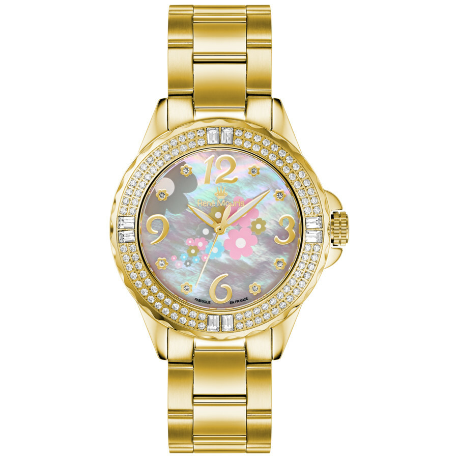 Rene Mouris La Fleur Mother of Pearl Dial Ladies Watch 50105RM4