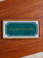 La DoubleJ - Ciao Babe Porcelain Tray - Green