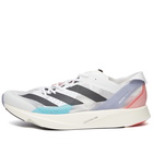 Adidas Running Men's Adidas Adizero Takumi Sen 9 Sneakers in Silver Violet/White/Lucid Cyan