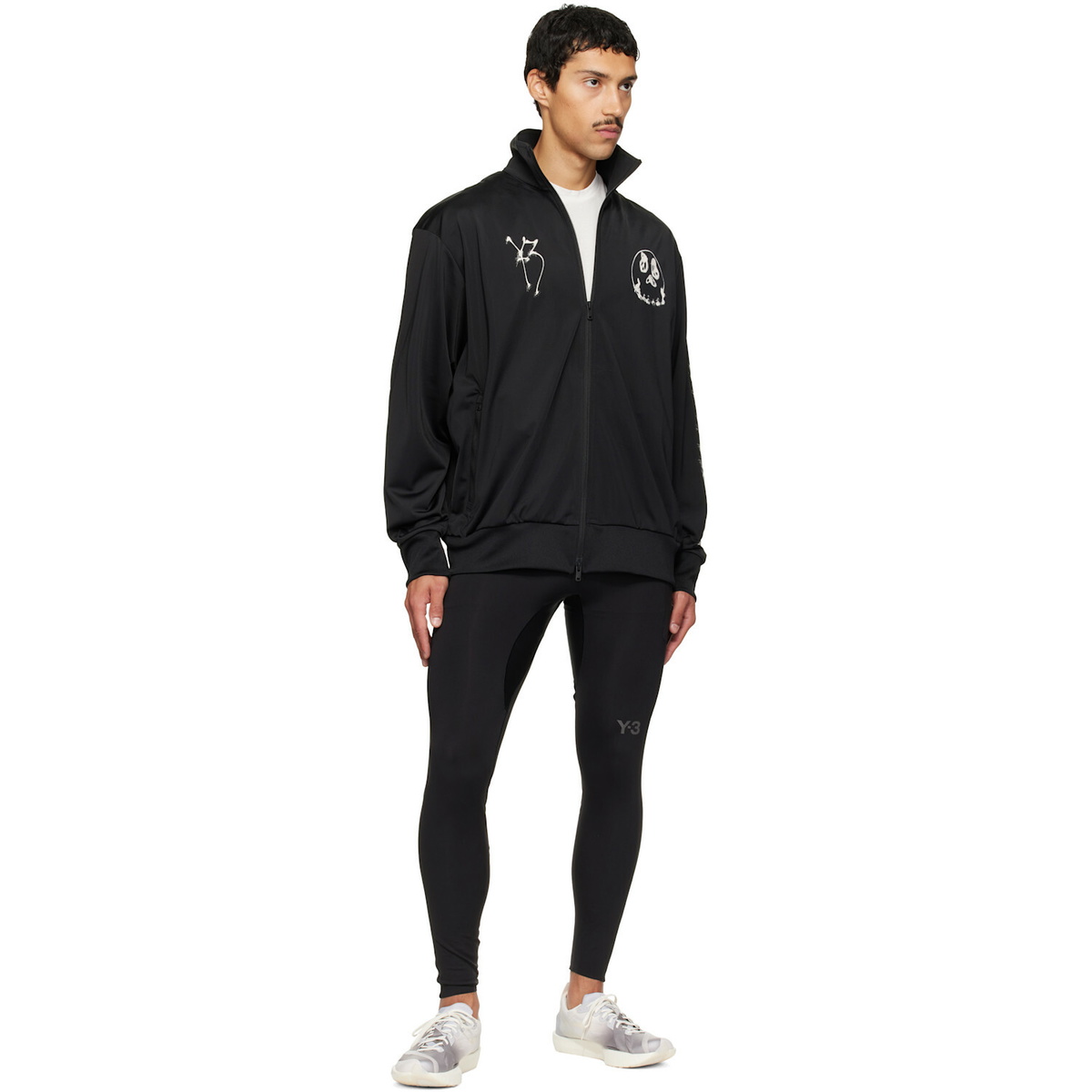 Y-3 Black Running Leggings