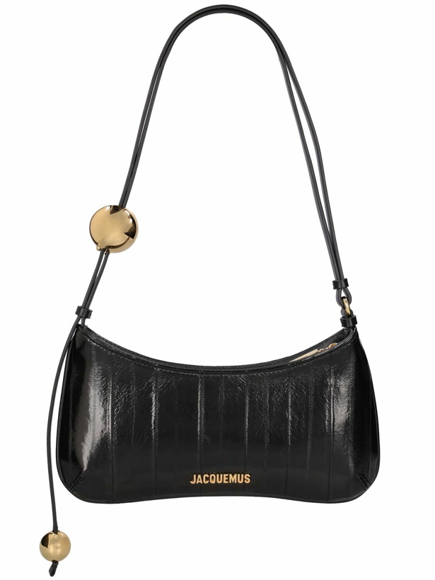 Photo: JACQUEMUS Le Bisou Perle Leather Bag