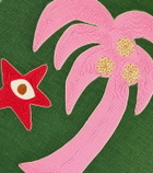 Jonathan Adler Playa Palm Tree linen cushion