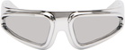 Rick Owens Silver Ryder Sunglasses