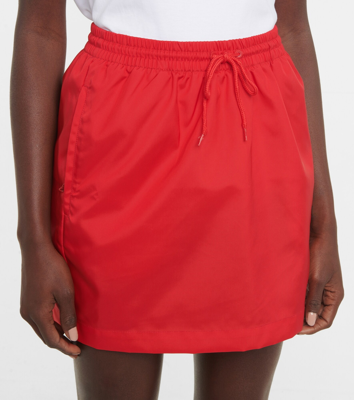 Wardrobe.NYC Highrise drawstring miniskirt WARDROBE.NYC