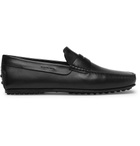 Tod's - City Gommino Leather Penny Loafers - Men - Black