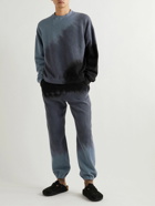 NOMA t.d. - Twist Hand-Dyed Cotton-Fleece Sweatshirt - Gray