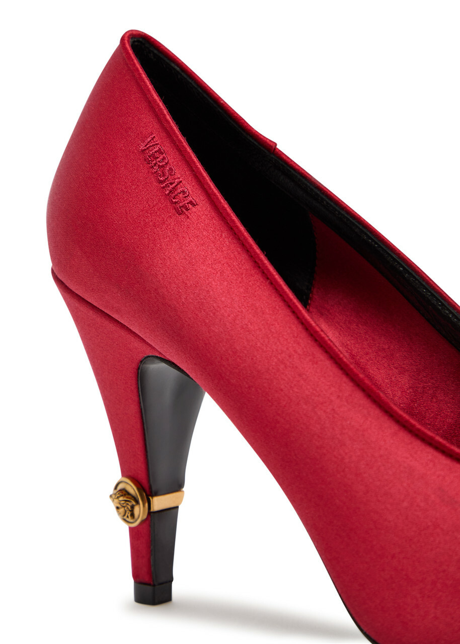 Versace Decollete 90 Satin Pumps