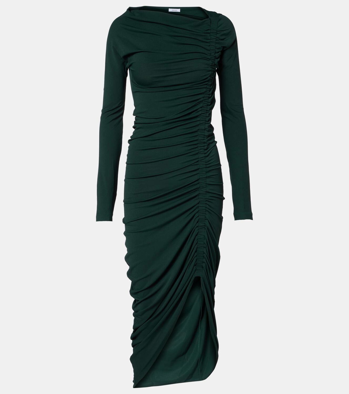 Ferragamo Gathered jersey midi dress