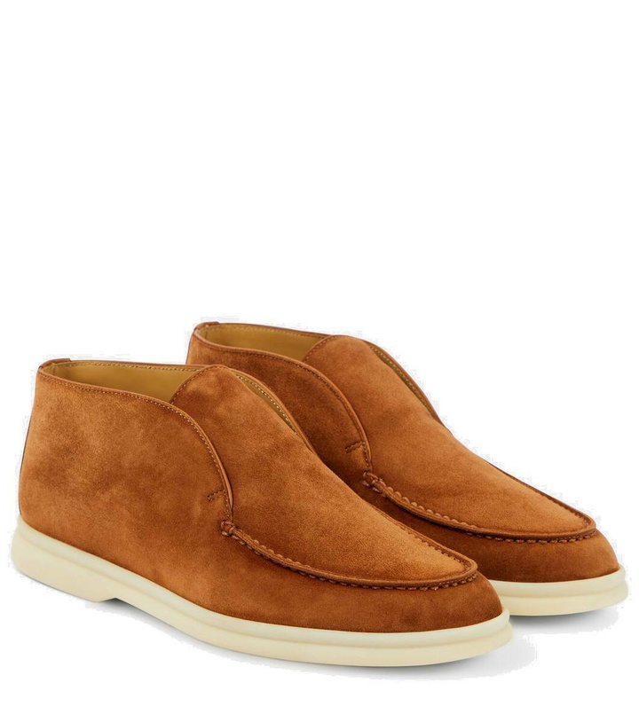Photo: Loro Piana Suede ankle boots