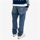 Balmain Men's Regular Denim Jeans in Blue Wash