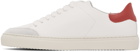 Axel Arigato White & Red Clean 90 College A Sneakers