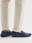 Tod's - Pantofola City Gommino Suede Driving Shoes - Blue