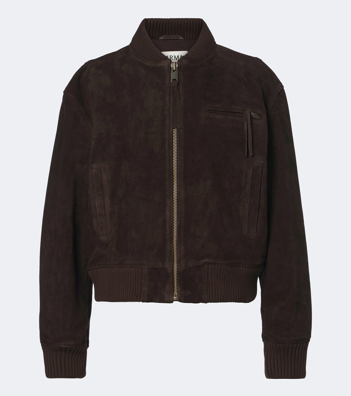 Arma Elysia suede bomber jacket
