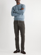 Sid Mashburn - Garment-Dyed Cotton-Corduroy Trousers - Gray