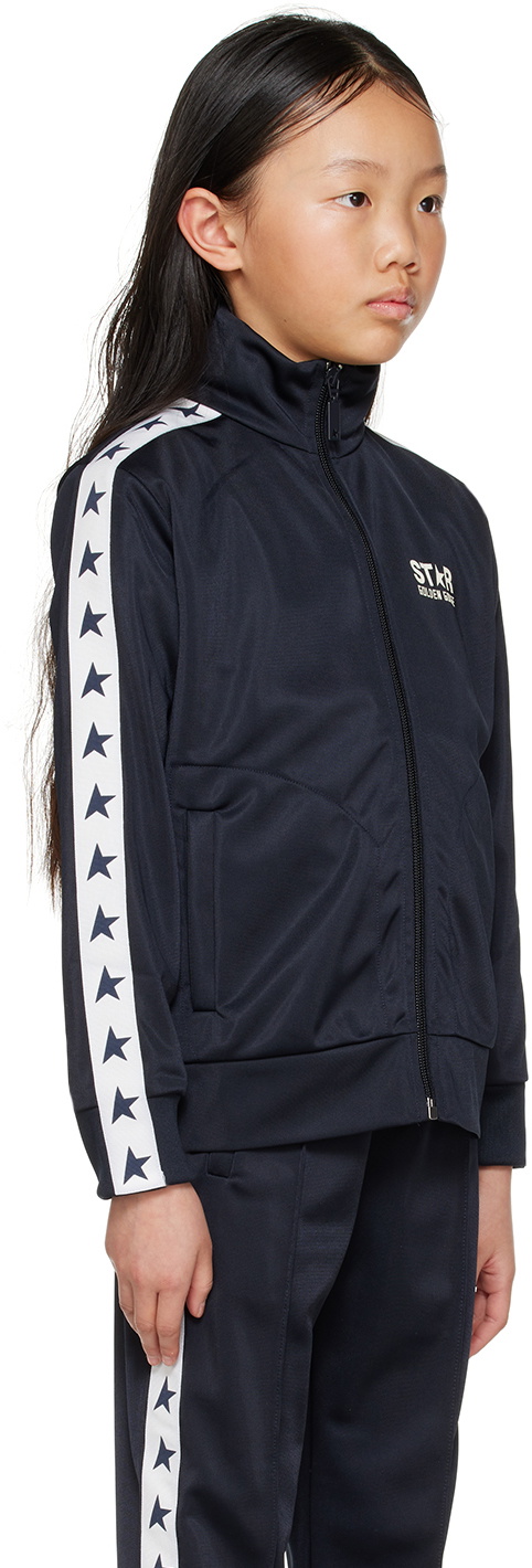 Golden Goose Kids Navy Star Track Jacket Golden Goose Deluxe Brand