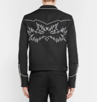 TAKAHIROMIYASHITA TheSoloist. - Embroidered Twill Western Blouson Jacket - Men - Black