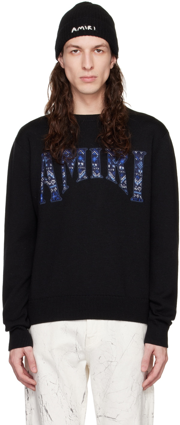 AMIRI Black 'Amiri' Sweater Amiri