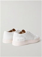 COMMON PROJECTS - Tournament Low Leather-Trimmed Nylon Sneakers - White
