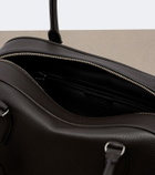 The Row E/W India Small leather shoulder bag
