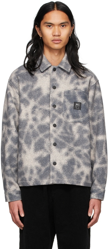 Photo: Brain Dead Blue Flannel Fireworks Jacket