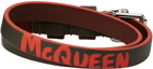 Alexander McQueen Khaki & Orange Double Wrap Bracelet