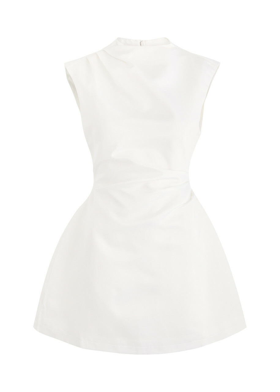Odd Muse The Ultimate Muse Satin Mini Dress White