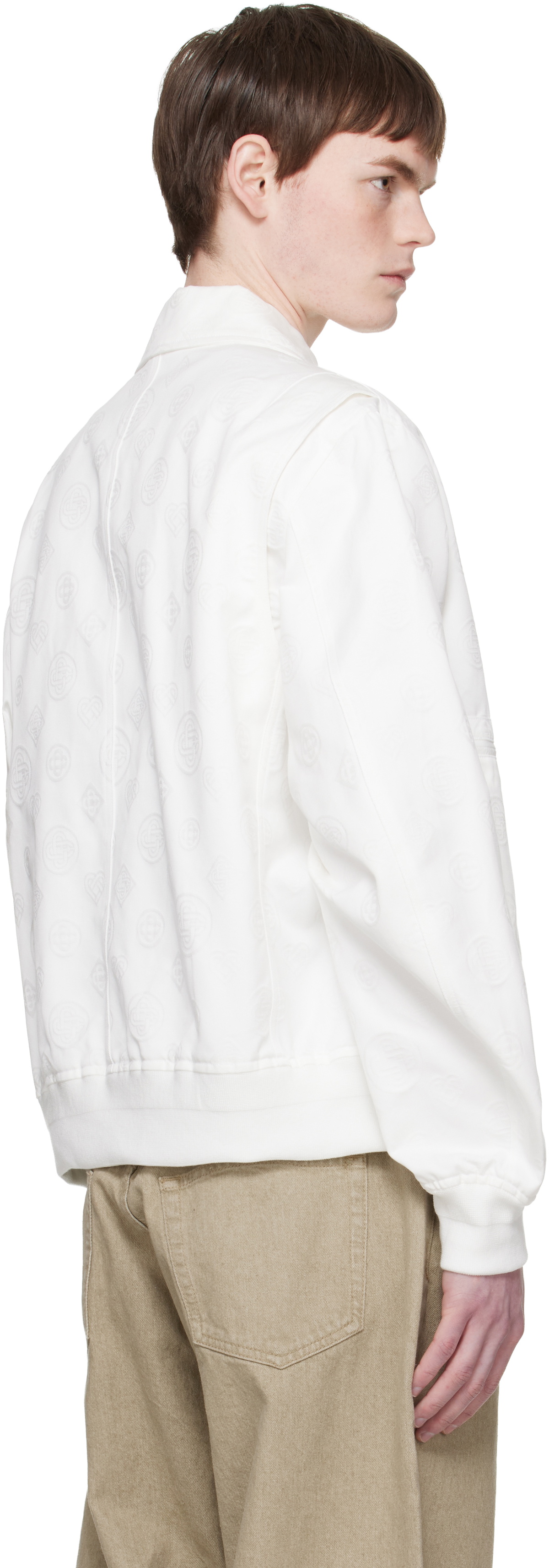 Casablanca White Monogram Jacket