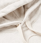 Isabel Marant - Miley Logo-Embossed Mélange Fleece-Back Cotton-Blend Jersey Hoodie - Men - Ecru